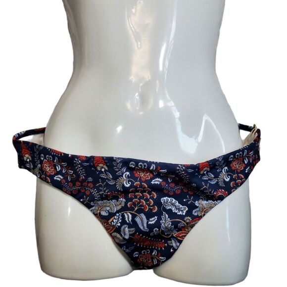 NEW VERDELIMON blue floral bikini bottom L - Picture 4 of 7